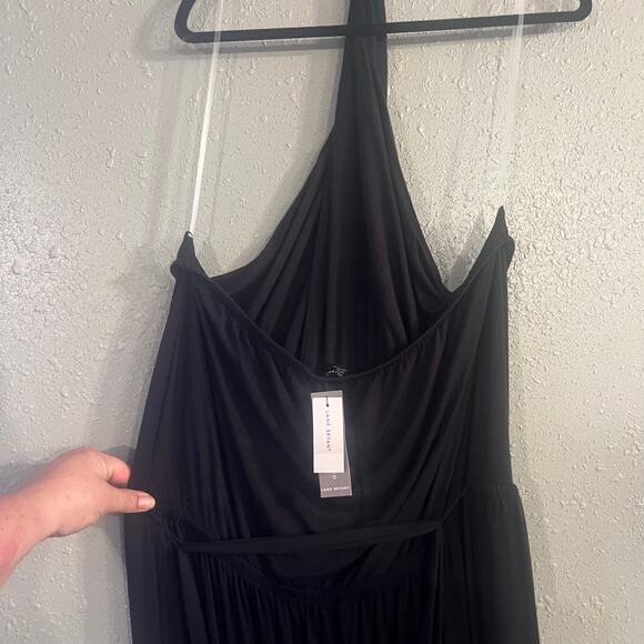 NWT Lane Bryant 22/24L Halter Top Wide Leg Jumper Black Retro Goth Whimsygoth - Picture 13 of 16
